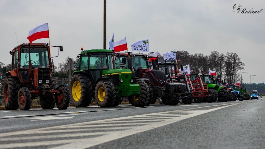 Strajk rolników w Nowym Ciechocinku