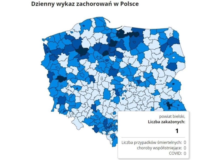 Dziś w całej Polsce wykryto 312 nowych przypadków...