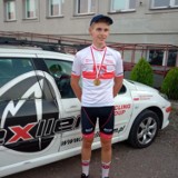 Jakub Musialik z MGLKS Błękitni Mexller Koziegłowy kolarskim mistrzem Polski