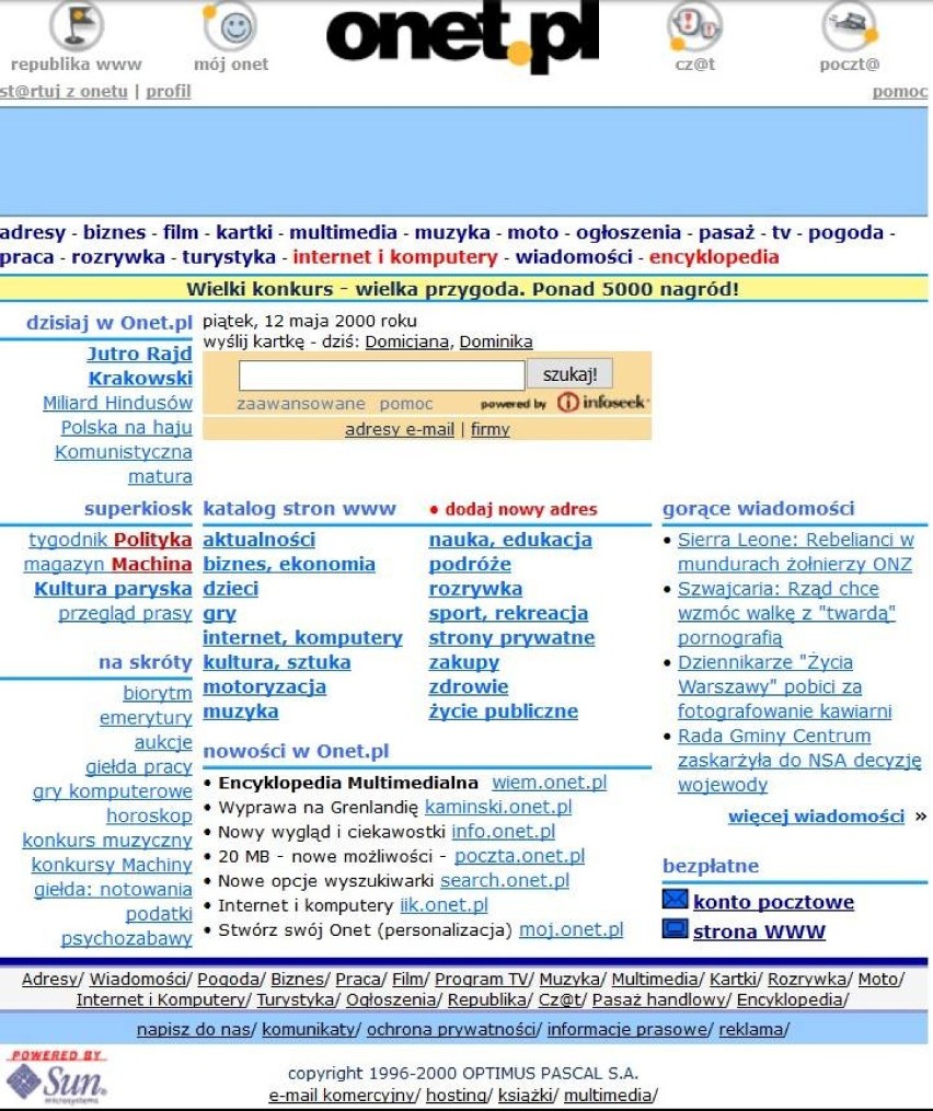 Tak kiedyś wyglądał internet. Nie uwierzycie, ile zmieniło...