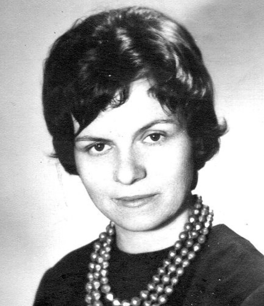 Barbara Bieniada z domu Wudzińska. Zdjęcie z 1967 roku