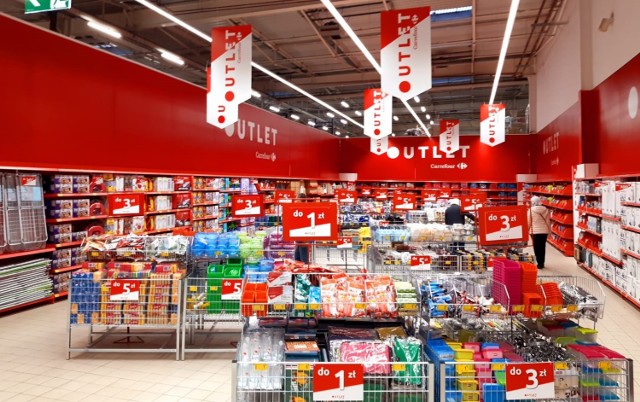 Nowe strefy OUTLET w sklepach Carrefour