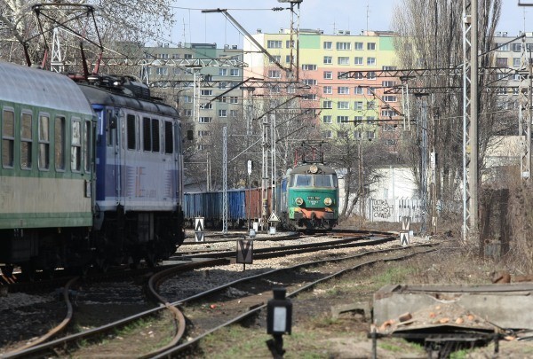 Prawie godzinę trwało usuwanie pociągu towarowego, który popsuł się na rozjeździe przy stacji Łódź Chojny i zablokował przejazd innym pociągom.