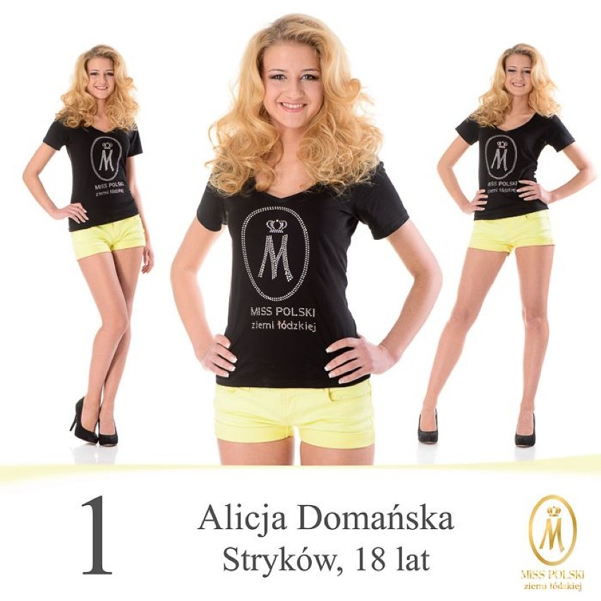 Zdjęcia finalistek Miss Polski Ziemi Łódzkiej 2013