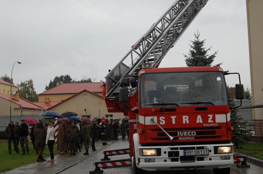 Alarm pożarowy w Komendzie Straży Granicznej w Przemyślu [zdjęcia]