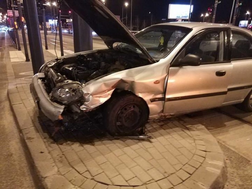 Wypadek na Łagiewnickiej w Łodzi
