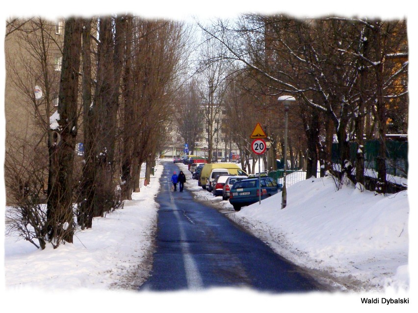 Zimna zima mocno trzyma na os. Piastowskim