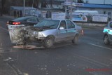 Wypadek na skrzyżowaniu ulic Okrężnej i Stodólnej [zdjęcia, wideo]