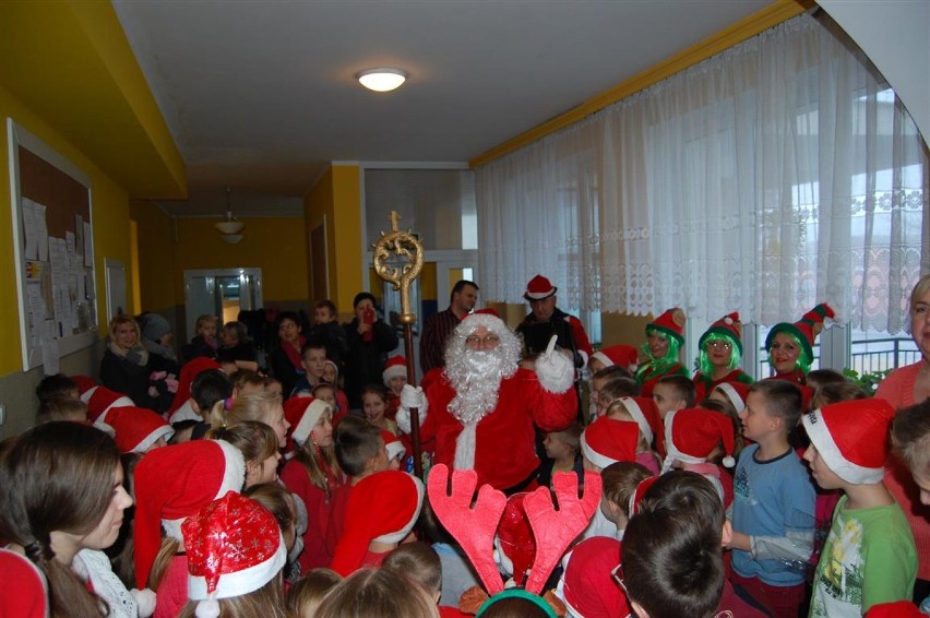 Mikołaj w Egiertowie wzbudził wiele radości i entuzjazmu