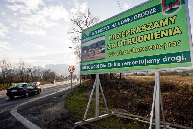 W 2014 r. gmina Wałbrzych planuje remont drogi krajowej nr 35 na czterech odcinkach