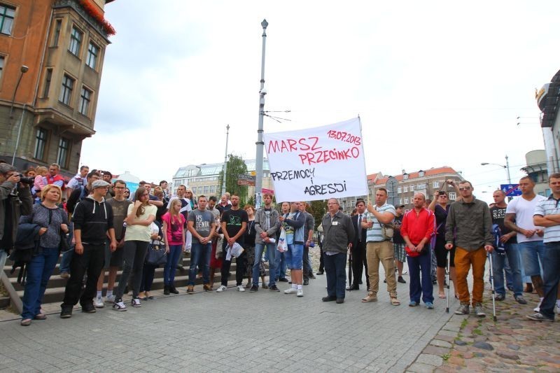 Ulica Półwiejska w Poznaniu: "Marsz dla Bartka"