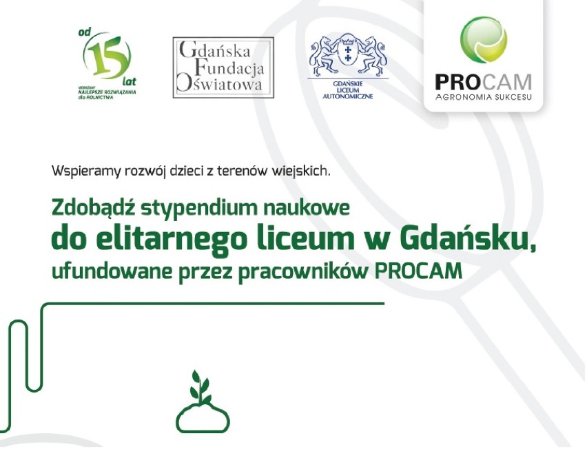 Gmina Gniew włącza się do programu stypendialnego „PROCAM Edukacja”