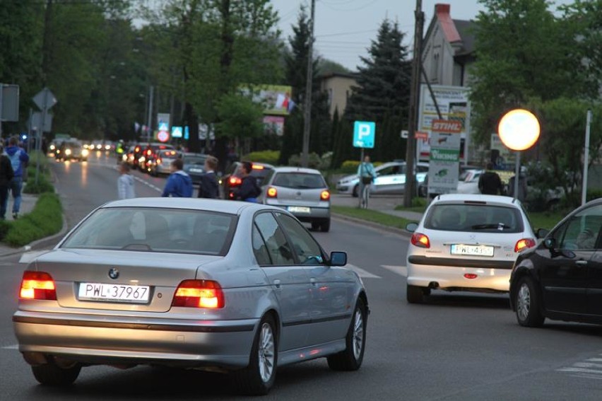 Koncert Sławomira spowodował ogromne zamieszanie na ulicach Wolsztyna