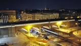 Kraków. Wiadukt przy Hali Targowej zyskał nową iluminację. Podoba się?