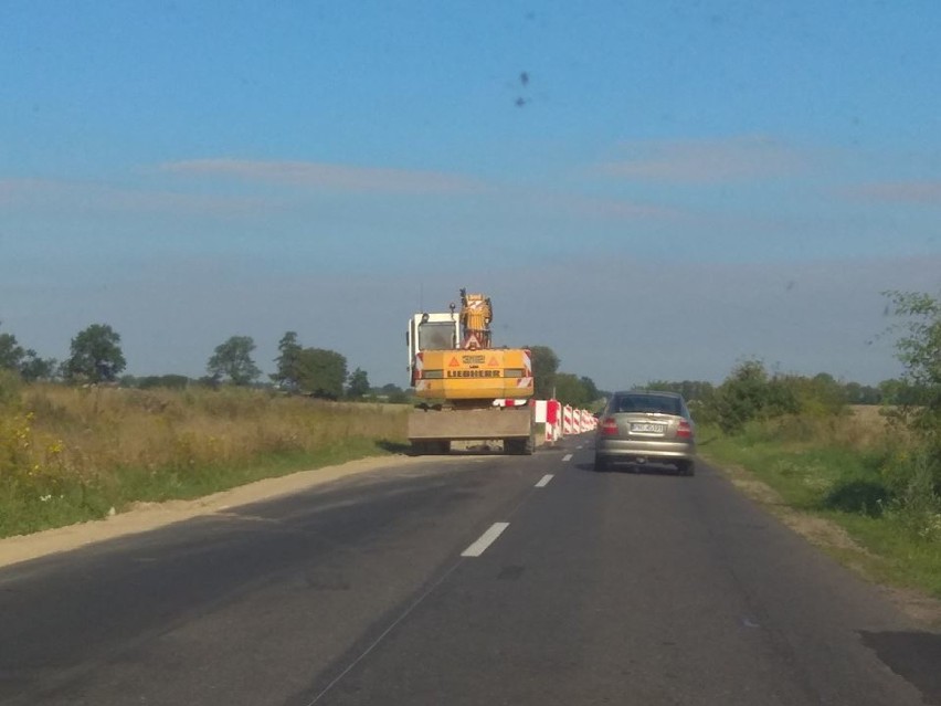 Trwa remont trasy Opalenica - Lwówek. Są utrudnienia!