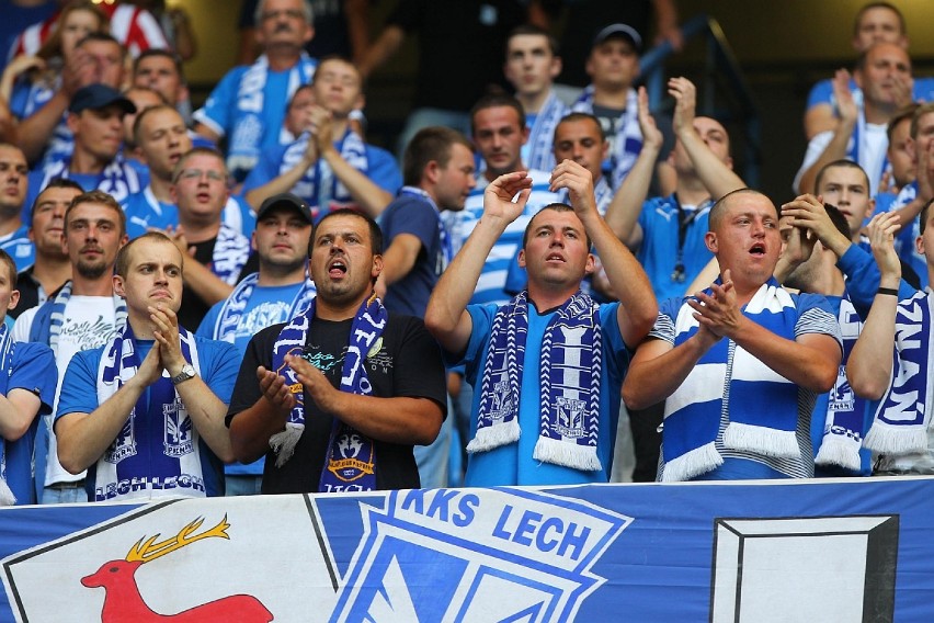 22 629 - tylu kibiców zasiadło podczas meczu Lecha ze Stjarnan FC. To najwyższa frekwencja na Bułgarskiej w tym sezonie.