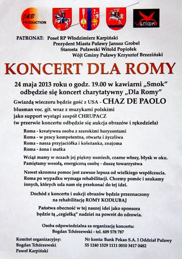 koncert dla Romy