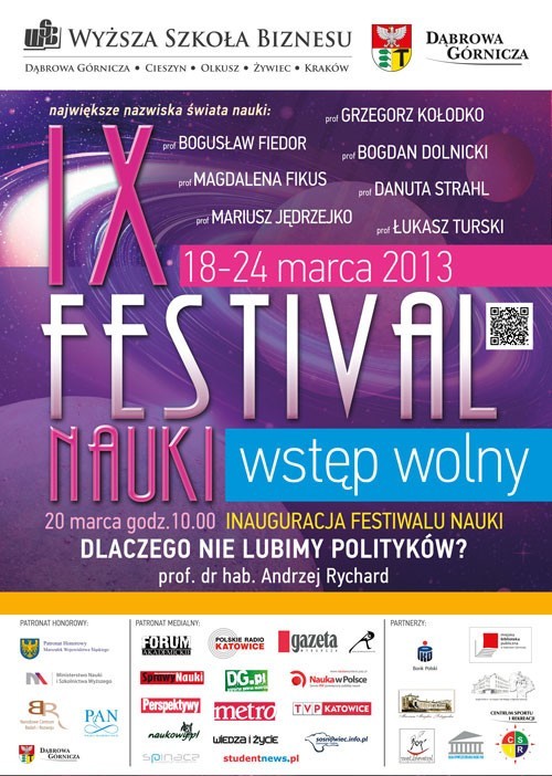IX Festiwal Nauki 2013 w Dąbrowie Górniczej