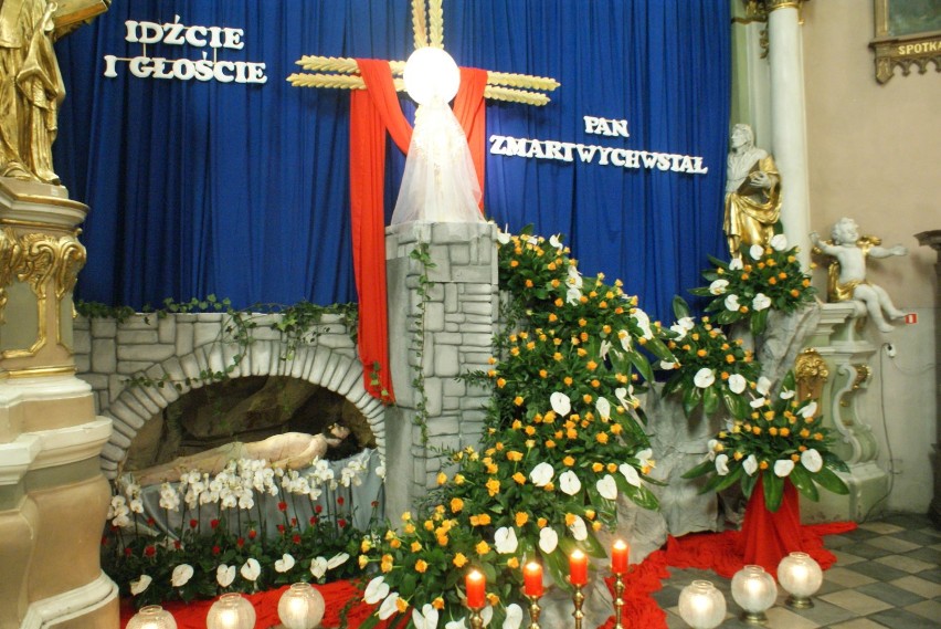 Grób Pański w kościele oo. franciszkanów w Kaliszu