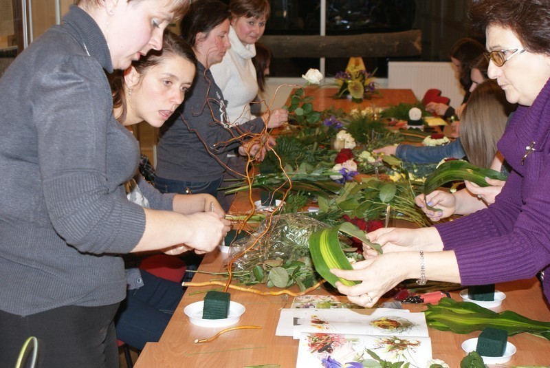 Żarki: Zakończył się projekt florystyczny dla bezrobotnych pań [ZDJĘCIA]