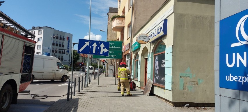 Do pożaru w kotłowni w budynku przy ul. Mostowej doszło 2...