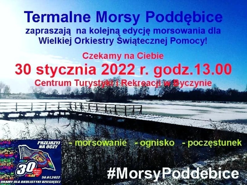 Termalne Morsy Poddębice zapraszają do wspólnego grania z WOŚP. Akcja w niedzielę 30 stycznia ZDJĘCIA