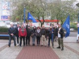 Młodzież Wszechpolska z Piły protestowała przeciwko imigrantom