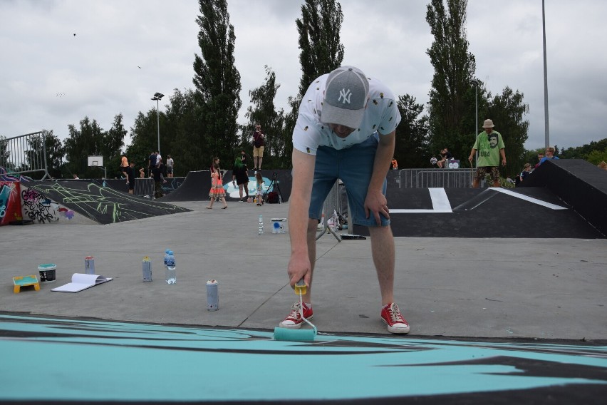 Graffiti Jam na skateplazie w Szczecinku. Działo się... [zdjęcia]