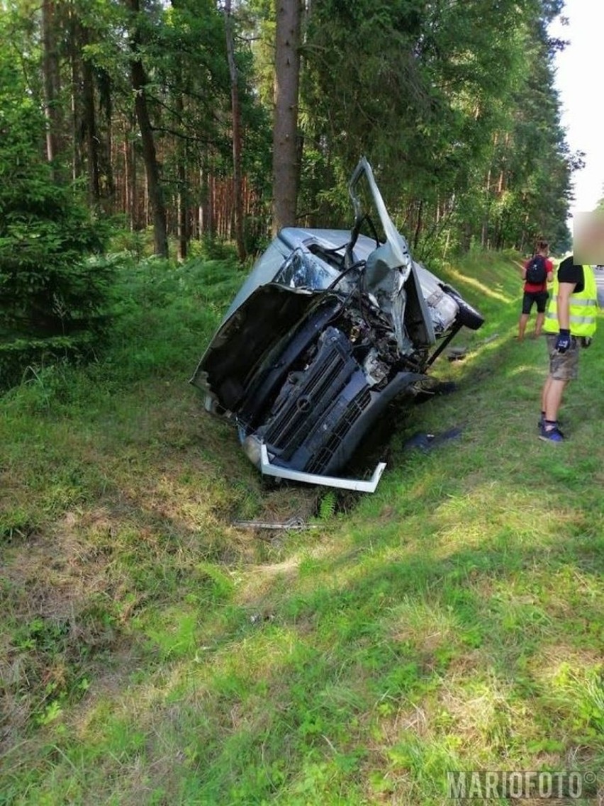 Zderzenie na trasie Szumirad - Chudoba.