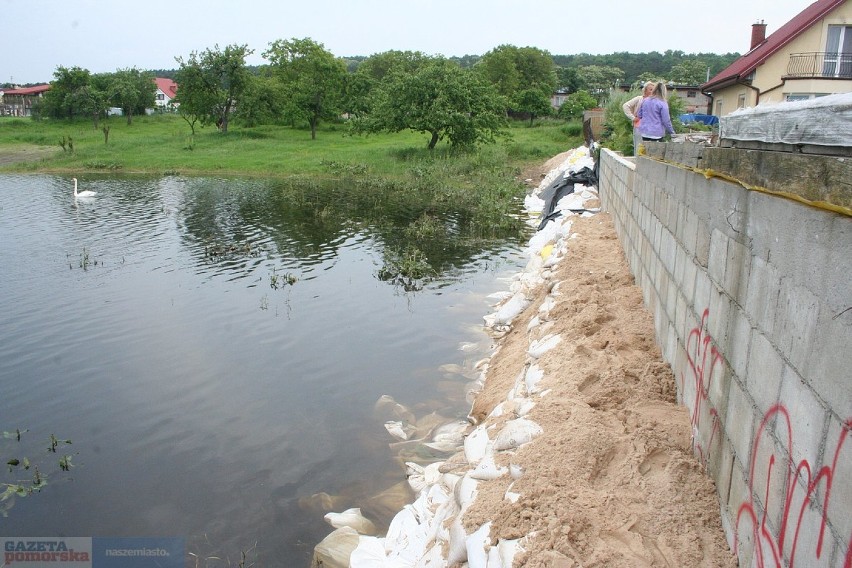 Powódź we Włocławku 2010.