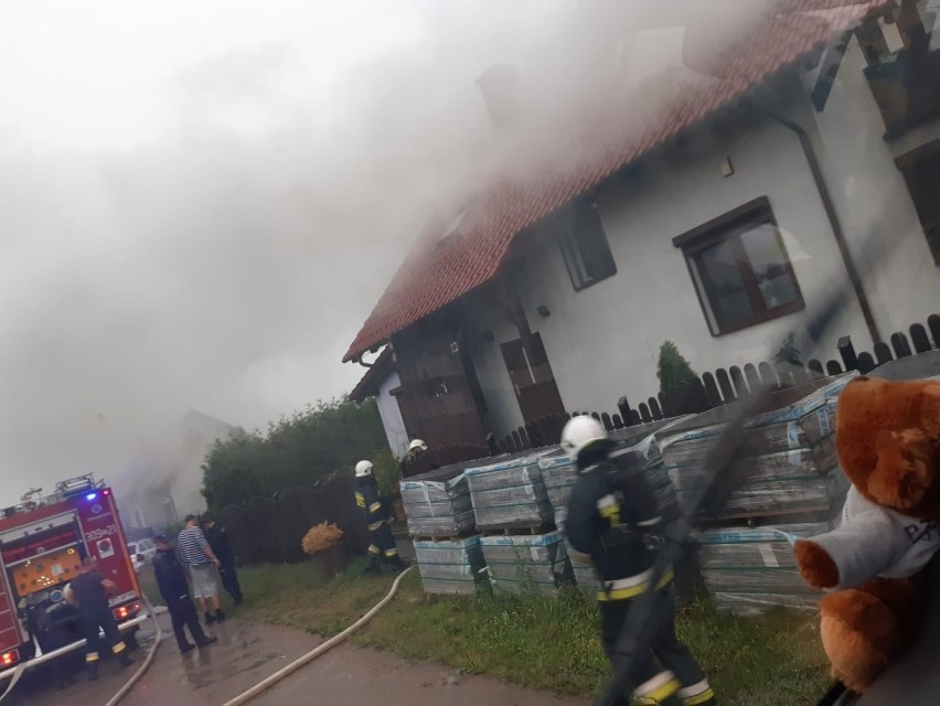 W Samociążku (gmina Koronowo) piorun uderzył w dom. Na...