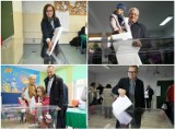 Wybory samorządowe: Kandydaci na prezydenta Poznania oddali swoje głosy [ZDJĘCIA]