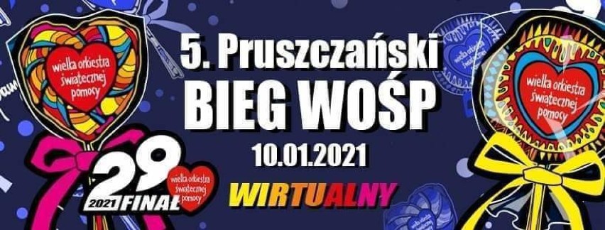 Pruszcz Gdański. 5. Pruszczański Bieg WOŚP. Zasil eSkarbonkę i przebiegnij, przejdź lub przejedź 2000 metrów