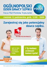 Dzień Dawcy Szpiku w Focus Mall w Piotrkowie. Fundacja DKMS zachęca do rejestracji w bazie dawców