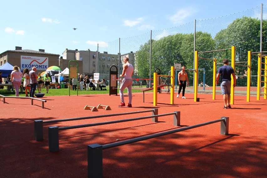 Otwarcie jednej z inwestycji BO - Street Workout przy...