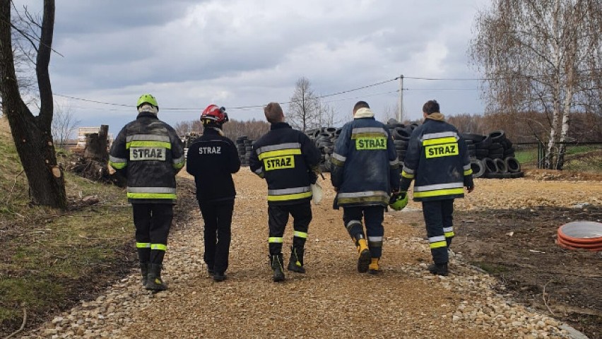 OSP w Rudzie Śląskiej liczy na pomoc mieszkańców, żeby dalej móc pomagać - szkolenie Rudej wciąż trwa