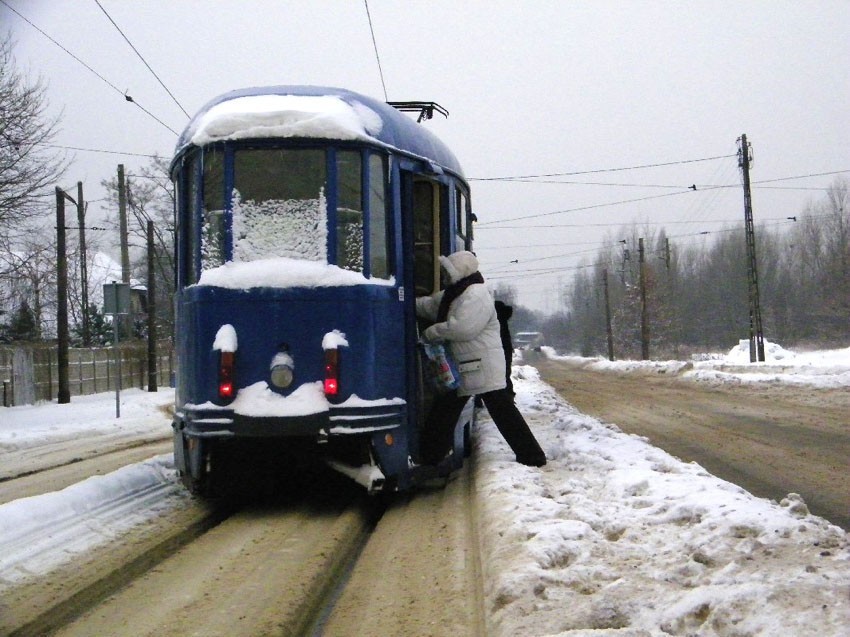 "Przystanek tramwajowy na Stokach przy zajezdni Telefoniczna...