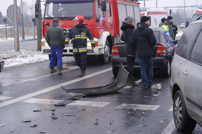 Wypadek na Ścinawskiej w Lubinie