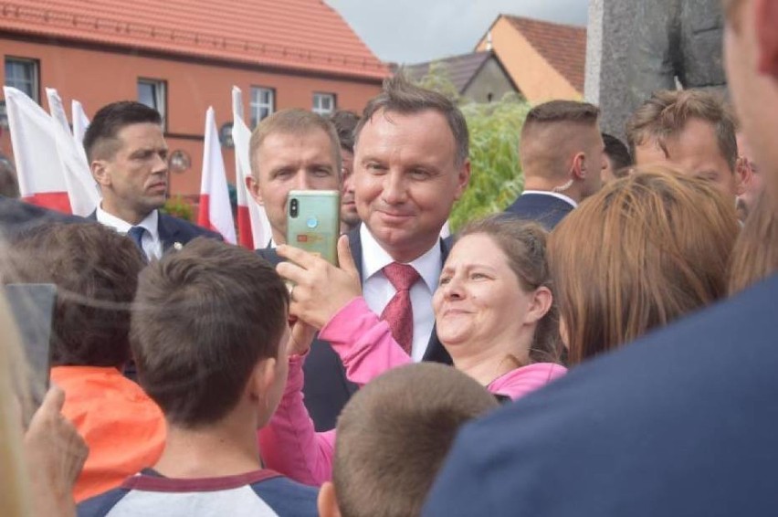 Andrzej Duda w Margoninie - rok 2019