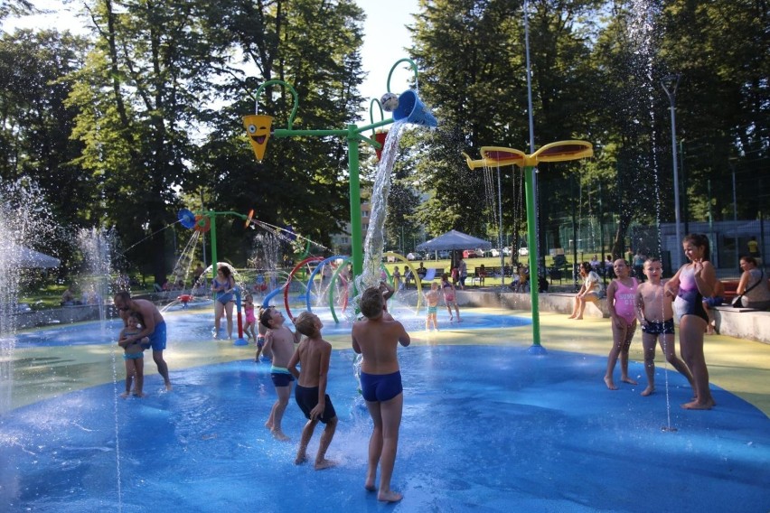 Wodny plac zabaw przy Gliwickiej w Katowicach