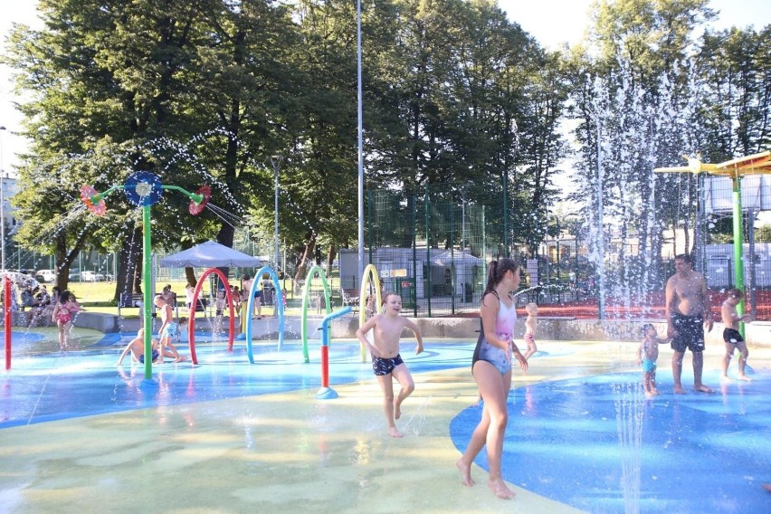 Wodny plac zabaw przy Gliwickiej w Katowicach