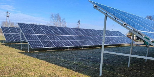 Na terenie oczyszczalni ścieków powstała już instalacja fotowoltaiczna