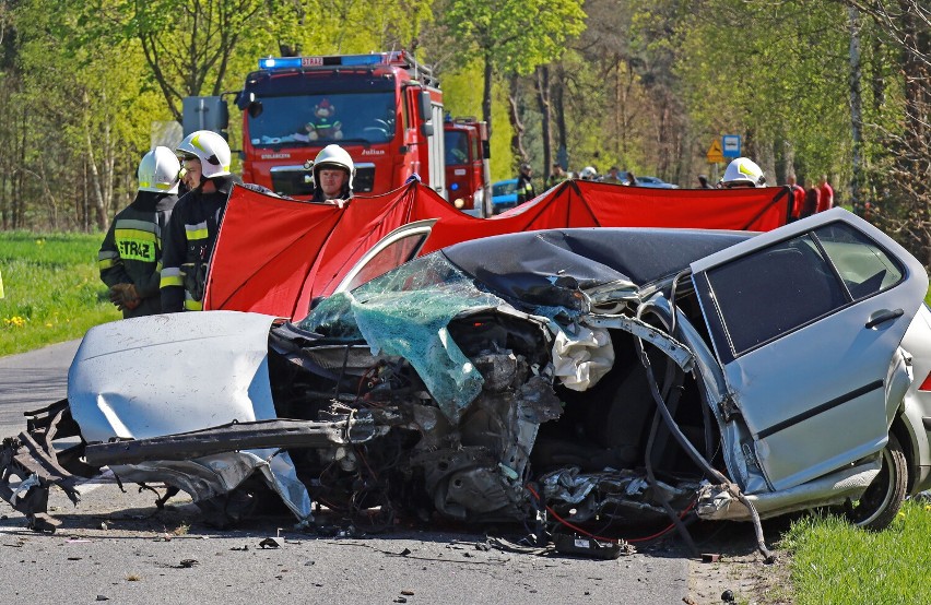 Śmiertelny wypadek w Białej gm. Sulejów 30.04.2023