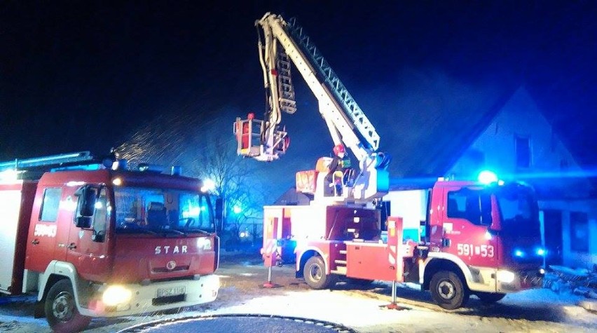 Pożar w Dusznikach. Nie żyje dwójka dzieci!