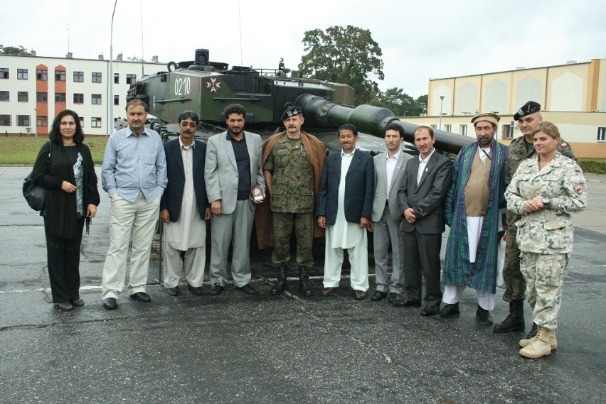 Afgańska delegacja w 10BKPanc