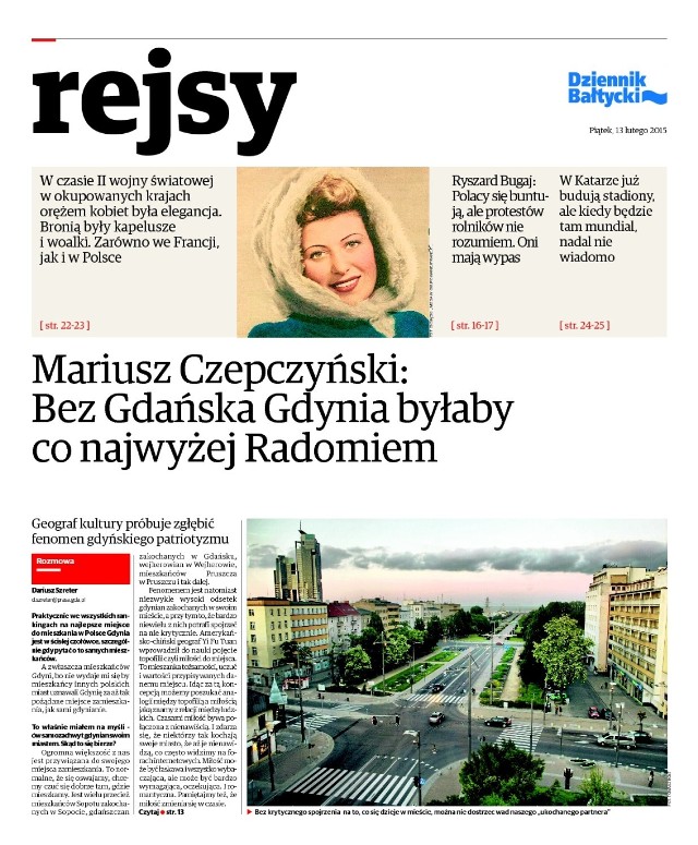Magazyn "Rejsy" z 13 lutego 2015 roku.