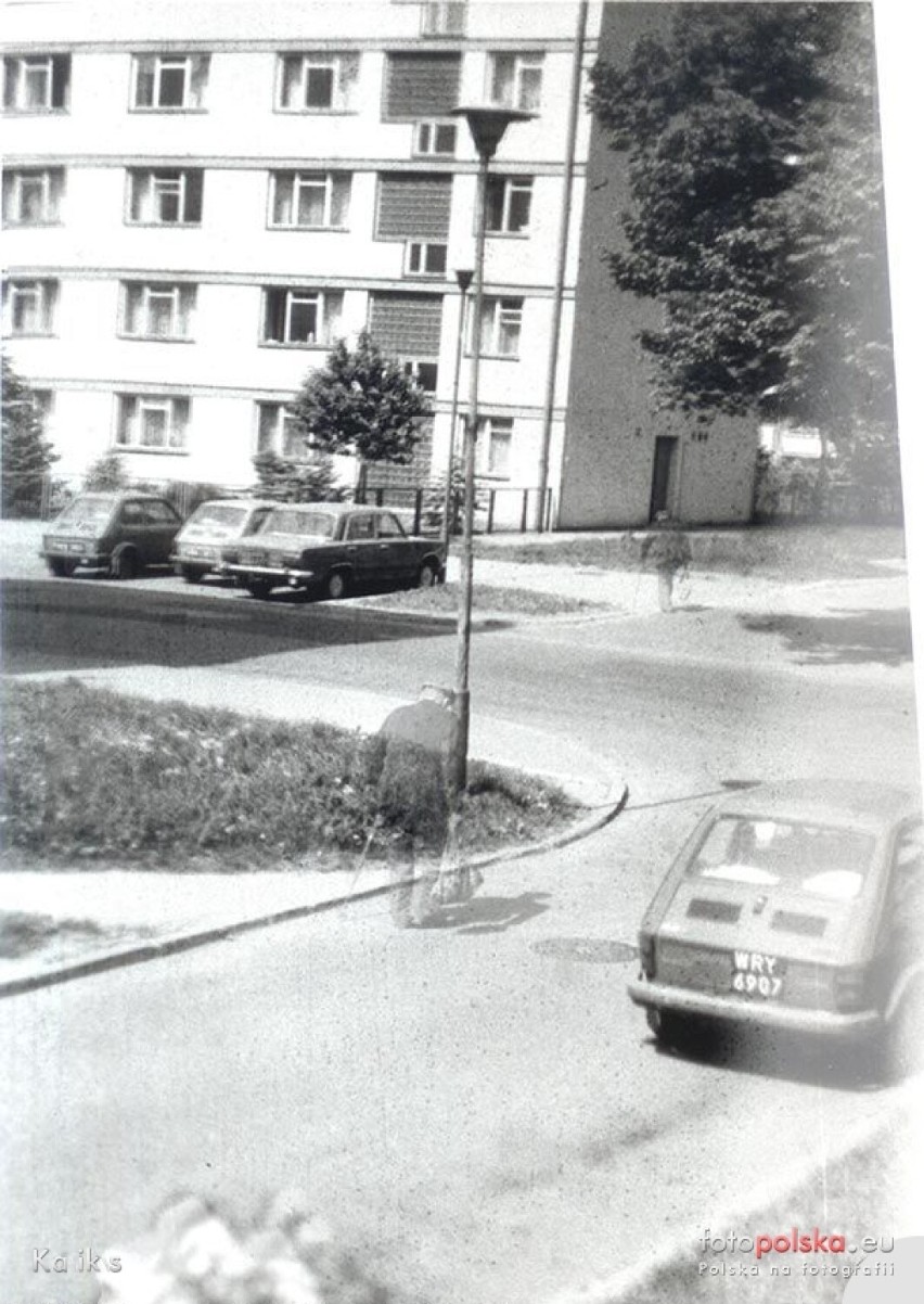 1990 rok. Okolice hotelu robotniczego. Ulica Kwiska