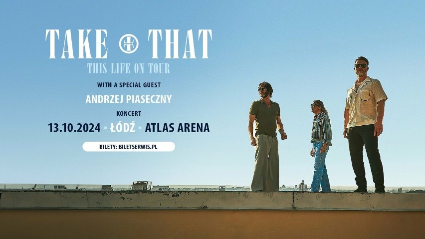 Niepowtarzalne połączenie na scenie! Take That z wyjątkowym gościem specjalnym, Andrzejem Piasecznym zagrają w Atlas Arenie!