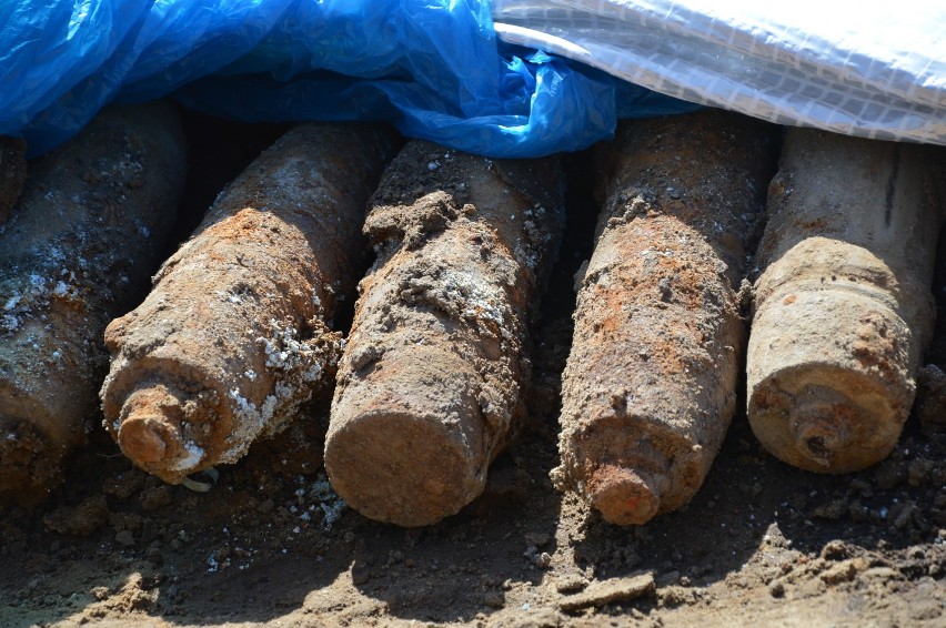 Ponad 20 pocisków moździerzowych znaleziono w Sieradzu