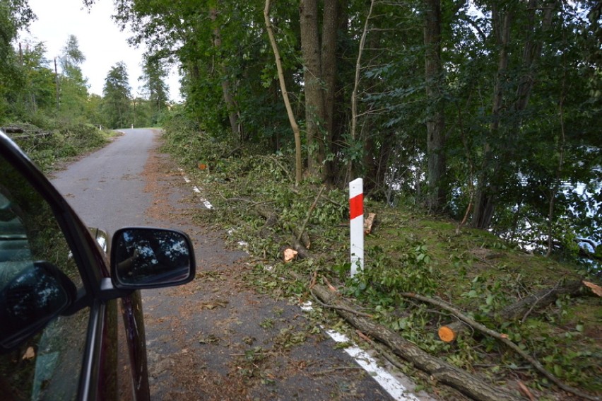 Powiat kartuski po nawałnicy 11.08.2017